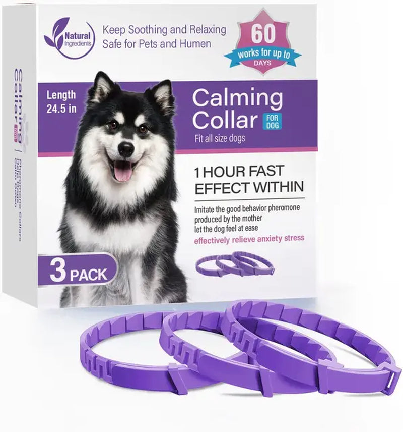 3/4 Pc Dogs Calming Pheromone Collars Pets Relieve Anxiety Adjustable Comfortable Collar for Puppy Kitten Large Dog Accessories