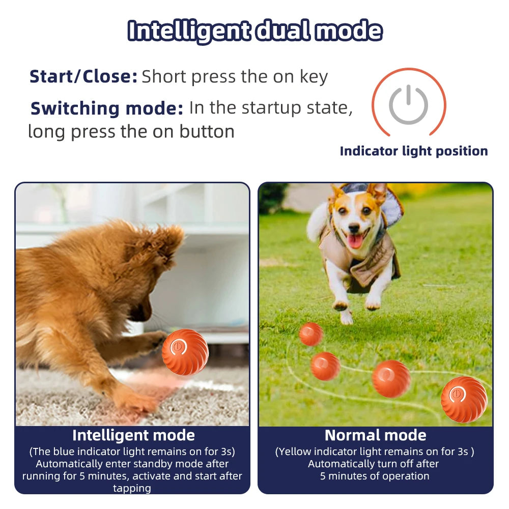 Smart Dog Toy Ball Electronic Interactive Pet Toy