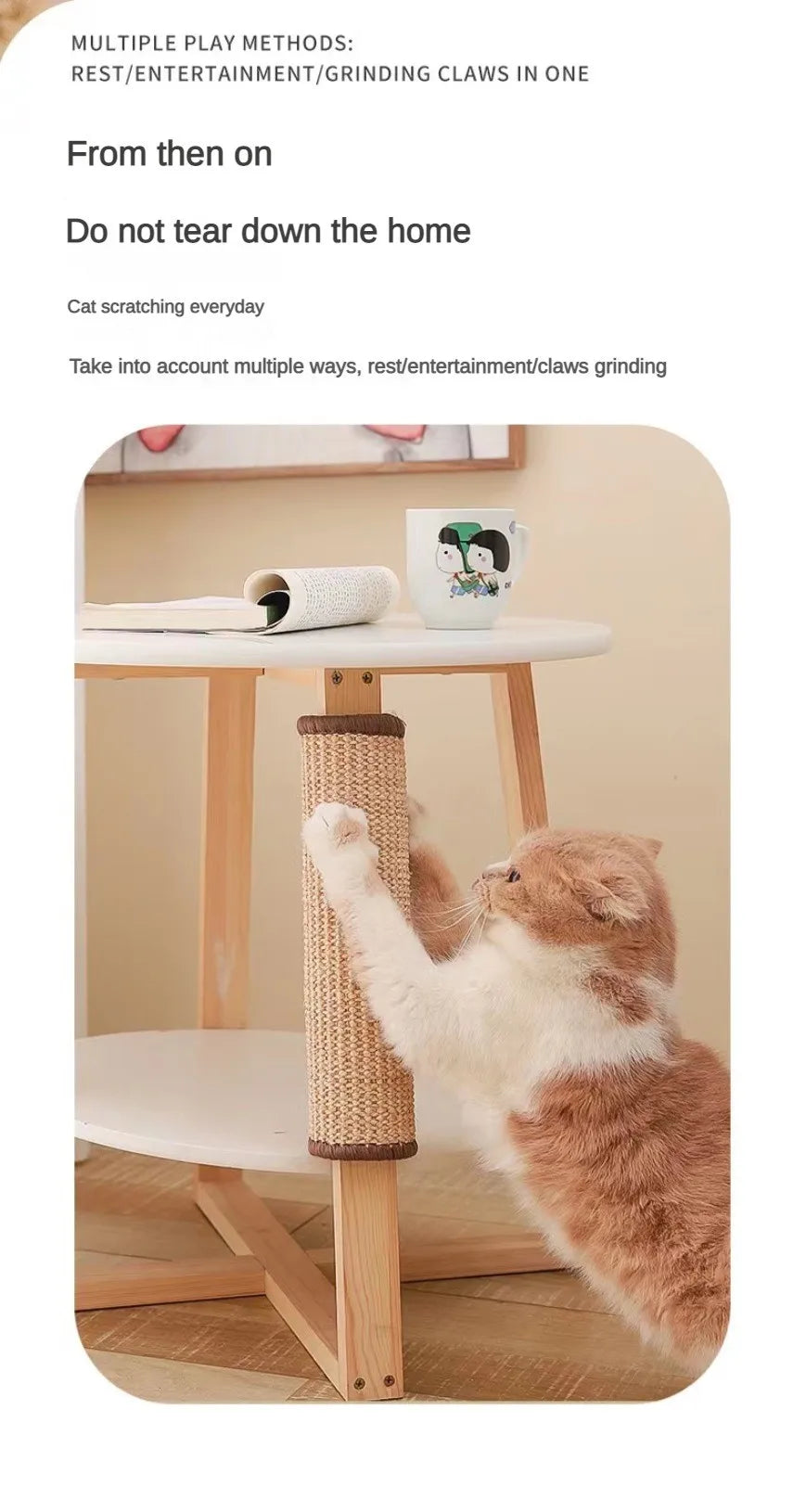 Cat Scraper  Sisal Pad  Cat Training Scratch Pad