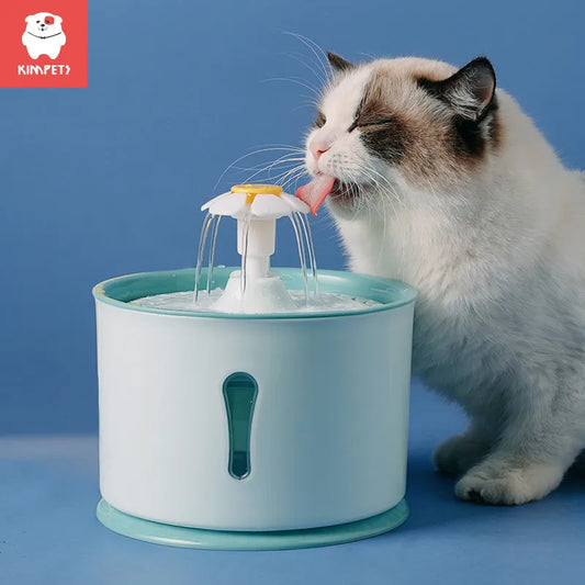 Kimpets 2.4L Pet Cat Drinking Water Fountain Dispenser