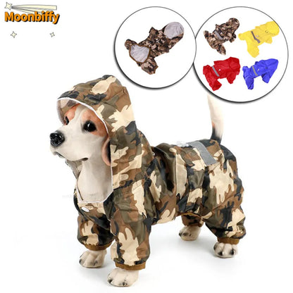 Casual Pet Dog Rain Coat Puppy Clothes Cat Raincoat