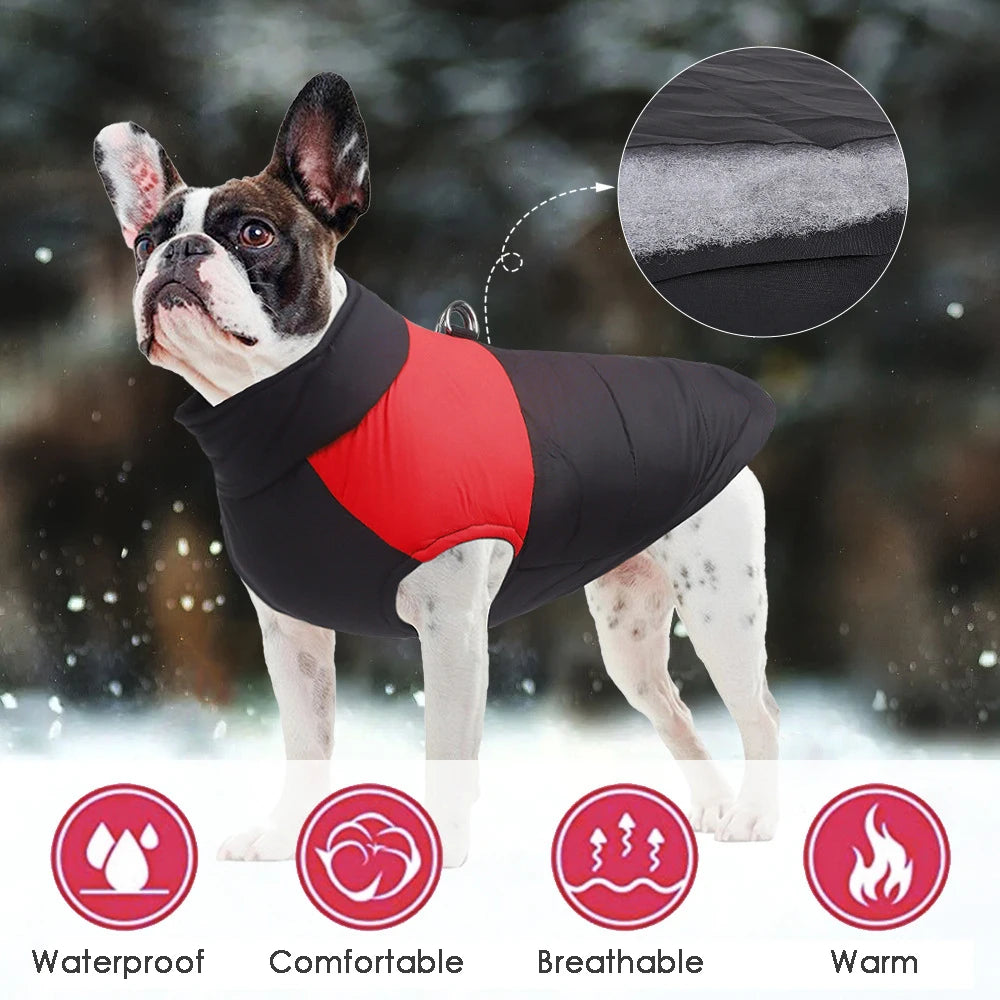Winter Warm Waterproof Dog Jacket for Small Medium Large
