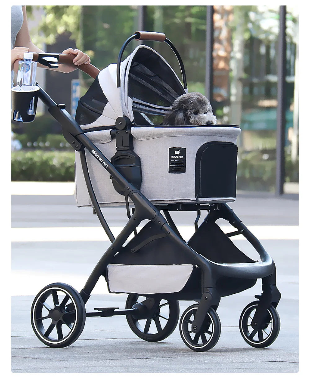 Detachable Pet Stroller Carrier for Cats/Dogs,