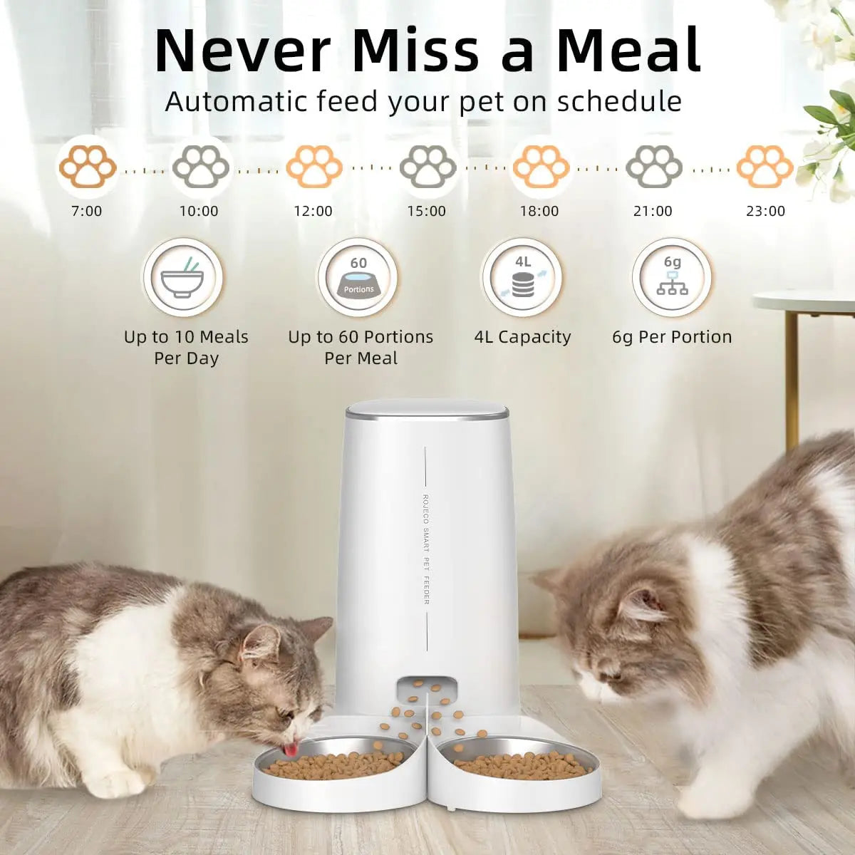 Automatic Cat Feeder Pet Smart Cat Food