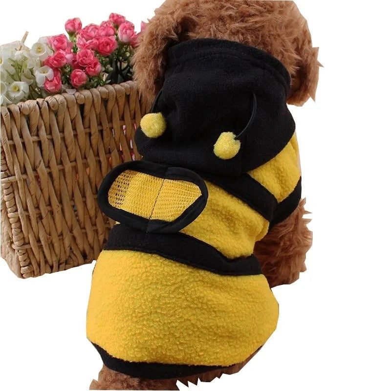 Bee Pet Puppy Coat Apparel Outfit