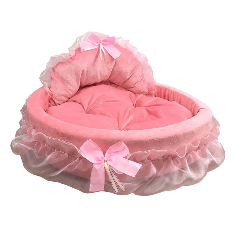 Hanpanda Fantasy Bow Lace Dog Bed Beds