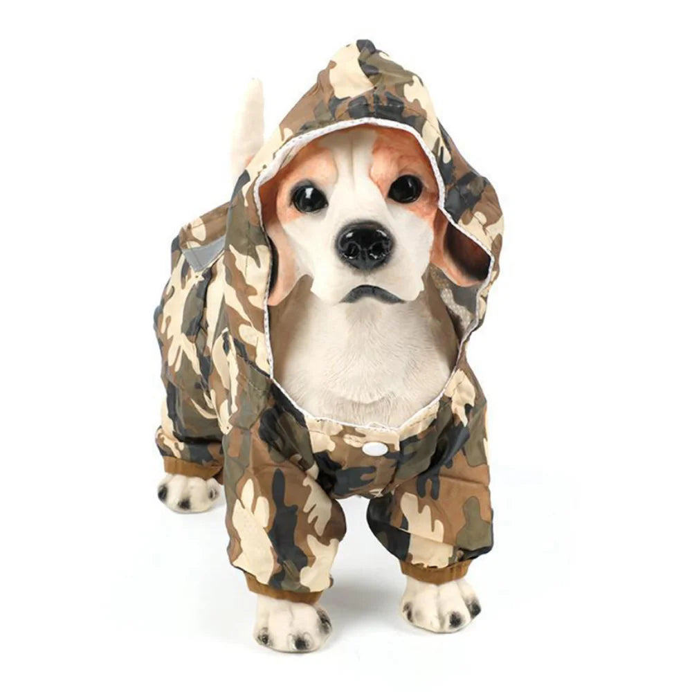 Casual Pet Dog Rain Coat Puppy Clothes Cat Raincoat