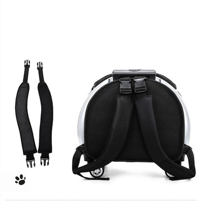 Pet Trolley Travel Bag Cat Carrier Bag Breathable