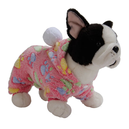 Pet Clothes Flannel Dog Costume Dog Cold Weather