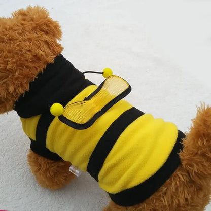 Bee Pet Puppy Coat Apparel Outfit